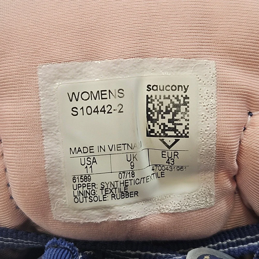 Saucony Omni ISO‎ 2 Women's Running Shoes Navy Pink Size 11